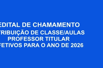 EDITAL DE SALDO DE CLASSES E /OU AULAS N°013/2025 