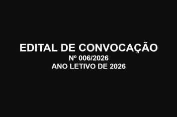 EDITAL CONVOCAÇÃO Nº 006/2026