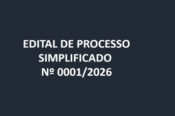 EDITAL DE PROCESSO SIMPLIFICADO