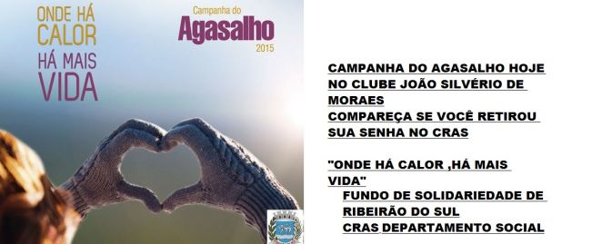 CAMPANHA DO AGASALHO