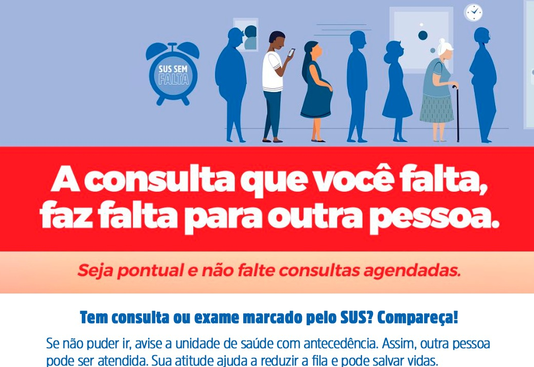 Seja pontual e não falte em consultas agendadas