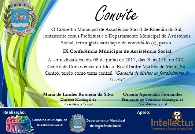 Conferência Municipal de Assistência Social 